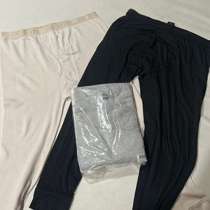 Thermal 2 shirts and 2 pants large fruit of the loom